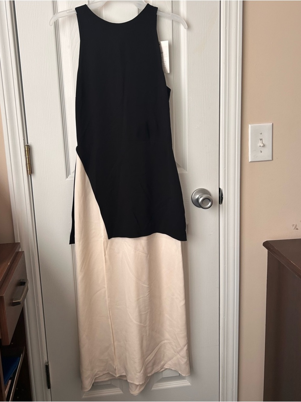 A.L.C. Black and White Midi Mer Dress from Willa Collection